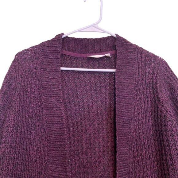 RD style Cotton Blend Chunky Cable Knit Open Front Cardigan NWOT Size XS - Picture 2 of 10